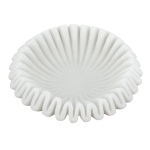 Artekko Coral Λευκό Διακοσμητικό Μπολ Ρητίνης (34x34x9.5)cm