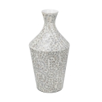Artekko Ivory Γκρι Βάζο από Μπαμπού και Capiz (30x30x61)cm