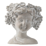 Artekko Cement Γκρι Τσιμεντένιο Κασπώ Τοίχου (20x10x23)cm